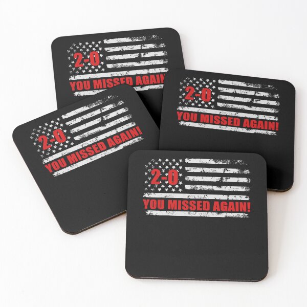 Item preview, You Missed Again 2-0 American Flag  designed and sold by varioarts.