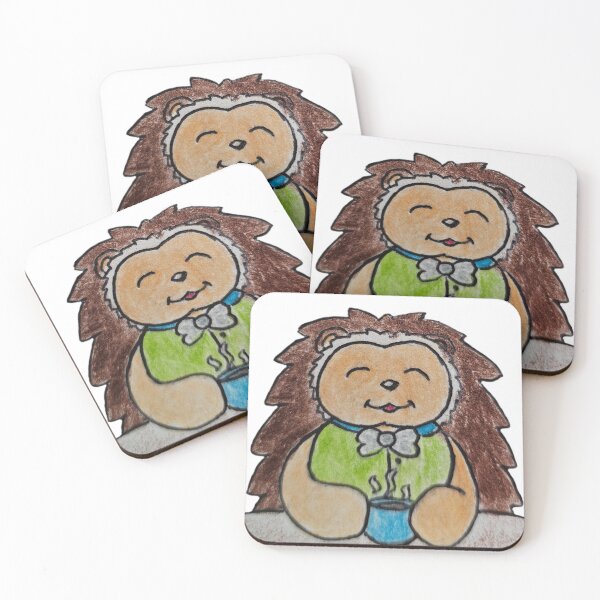 Item preview, Tea Tuesdays Mr.Hedgie Doodle designed and sold by Quincy-Hedgehog.