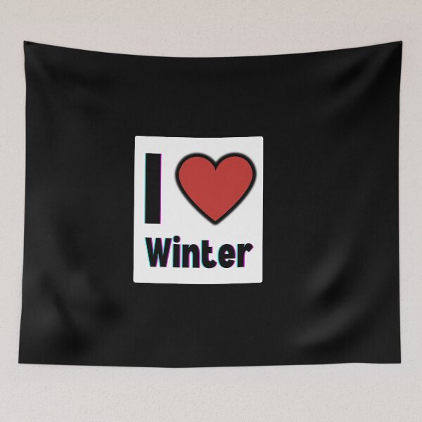 Item preview, I love Winter  designed and sold by CapriCreatives.