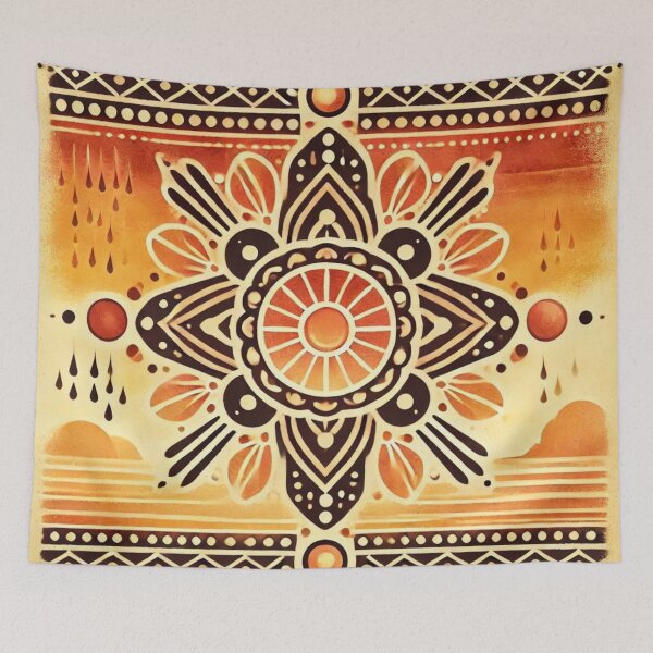Item preview, Tribal Polynesian Abstract Sunshower Desert Design designed and sold by TribalioDesigns.