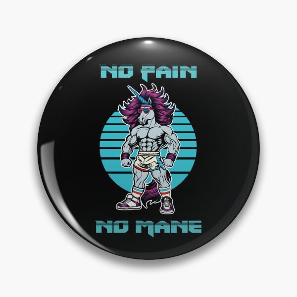 Item preview, No Pain No Mane Unicorn designed and sold by Can2 Creative.