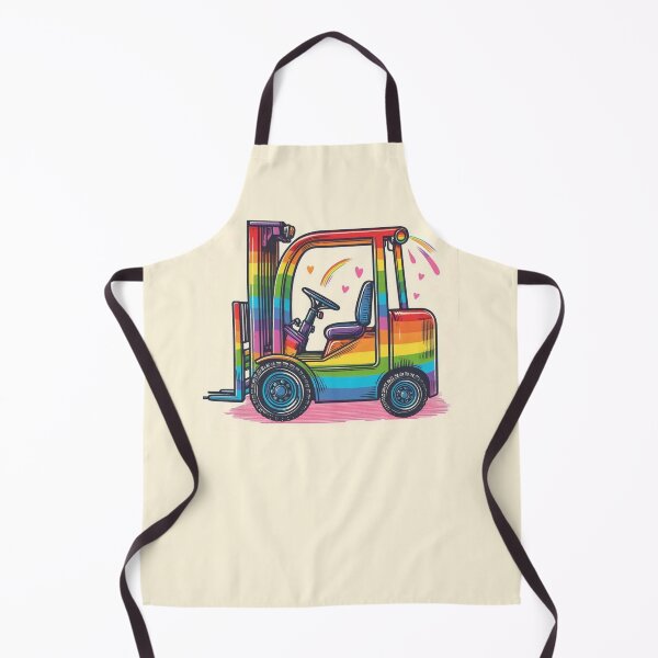 Item preview, Forklift truck color designed and sold by RetroNibylander.