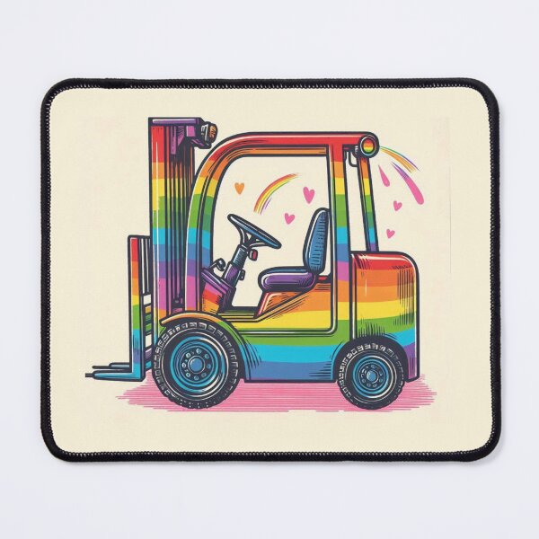 Item preview, Forklift truck color designed and sold by RetroNibylander.