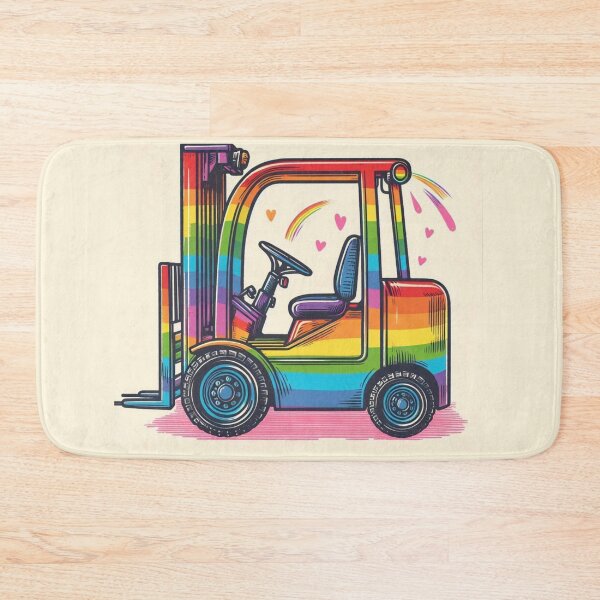 Item preview, Forklift truck color designed and sold by RetroNibylander.