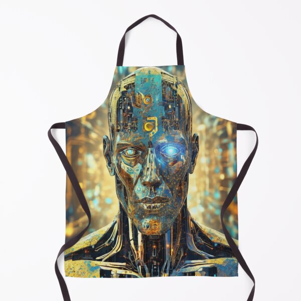 Item preview, "Cybernetic Fusion: Emotion and Technology Unite" designed and sold by Artisticanvas.