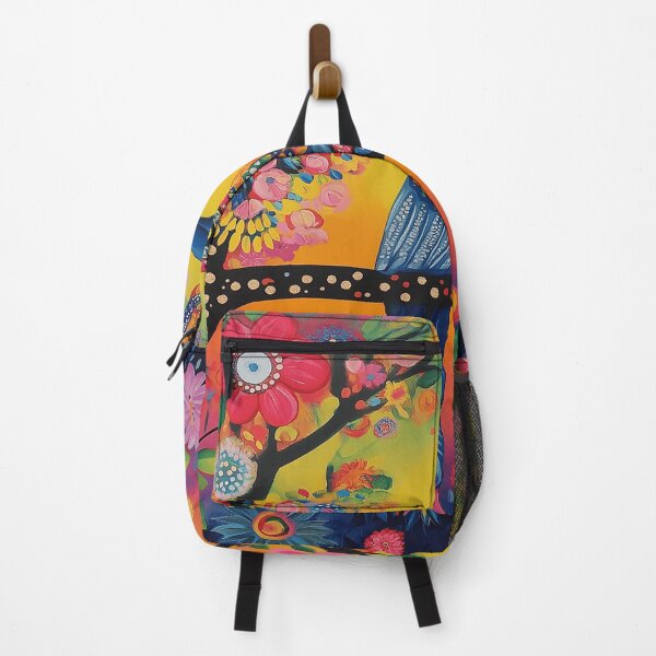 Item preview, Vibrant Tropical Bird Illustration with Mexican Calavera Art Pattern Colorful design designed and sold by R31bN.