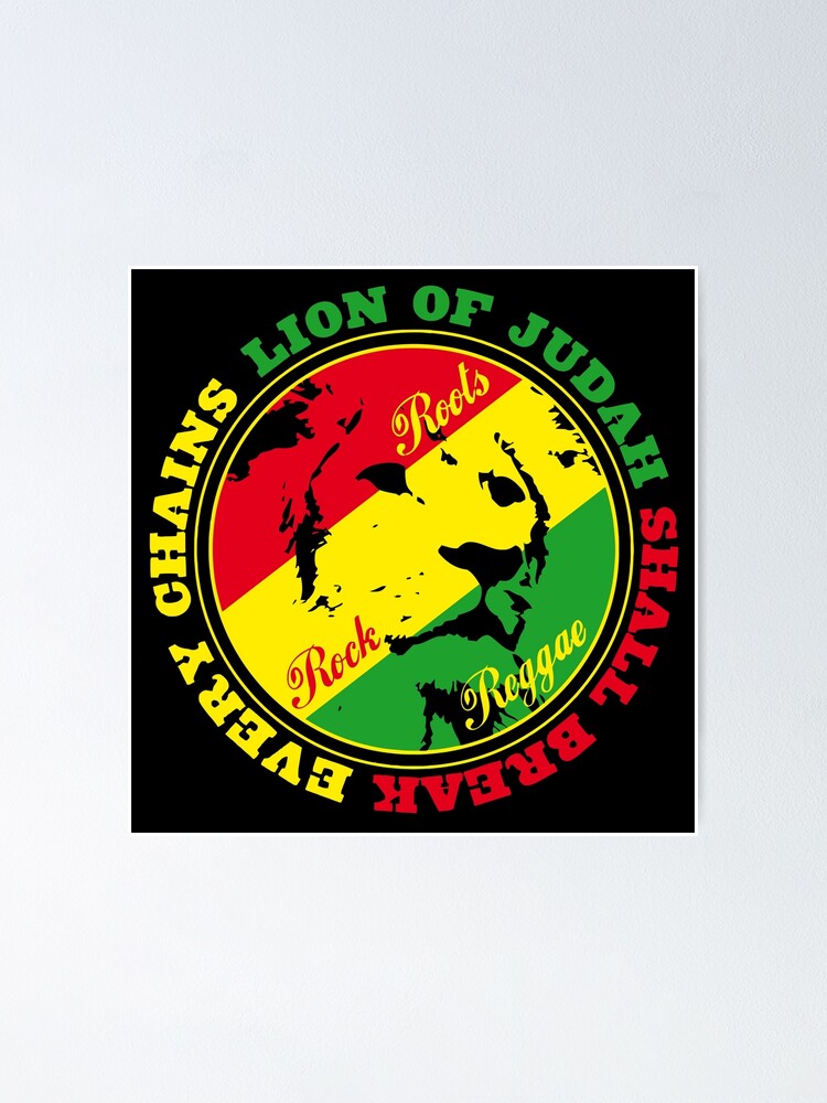 "Lion Of Judah Shall Break Every Chains, And Peace belong To Us" Poster