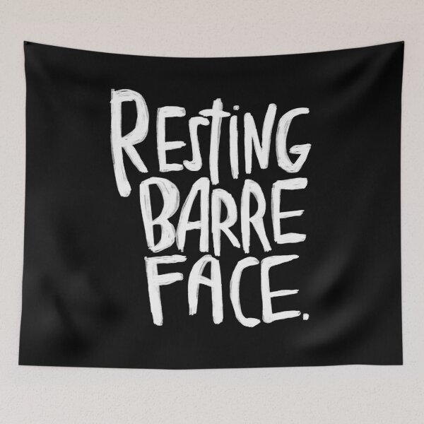 Item preview, Ballet slogan, dance, resting barre face designed and sold by danceink.