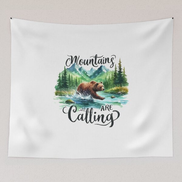 Item preview, Mountains Are Calling designed and sold by devonclemon.