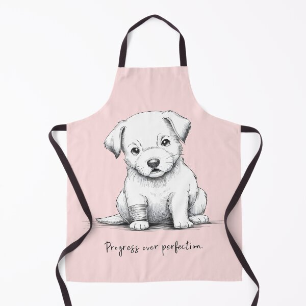 Item preview, Persevering Puppy: Progress Over Perfection designed and sold by KennerTH.