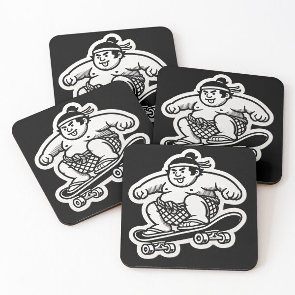 Item preview, Sumo skateboarder designed and sold by PinUpPizzazz.