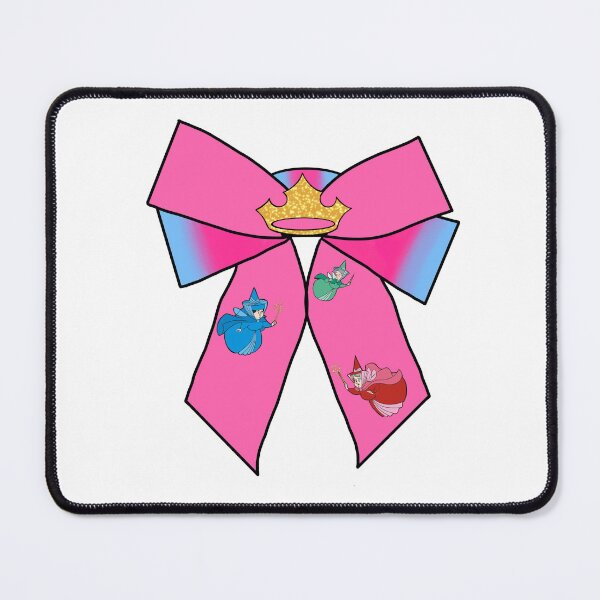 Item preview, Pink Fairy Princess Aesthetic Bow Sticker Aurora designed and sold by Brooke’s Broadway Stickers.