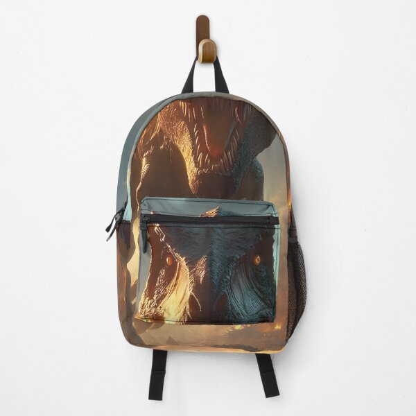 Item preview, Rampaging T-Rex in a Fiery Apocalypse designed and sold by CitrineLinker.