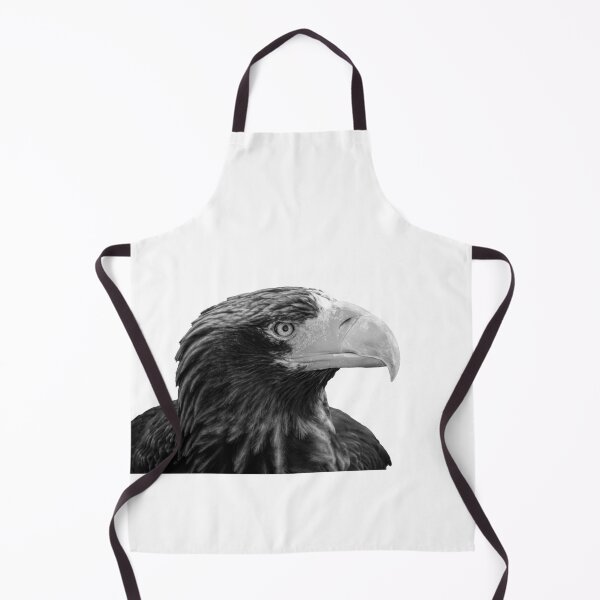 Item preview, White-tailed eagle portrait black and white designed and sold by CryptoLadyGabi.
