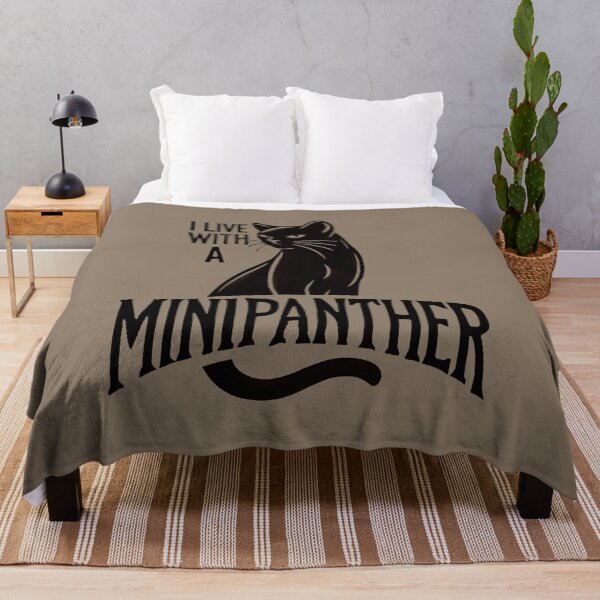 Item preview, CNK "I live with a Minipanther" designed and sold by ConfuciusNinja.