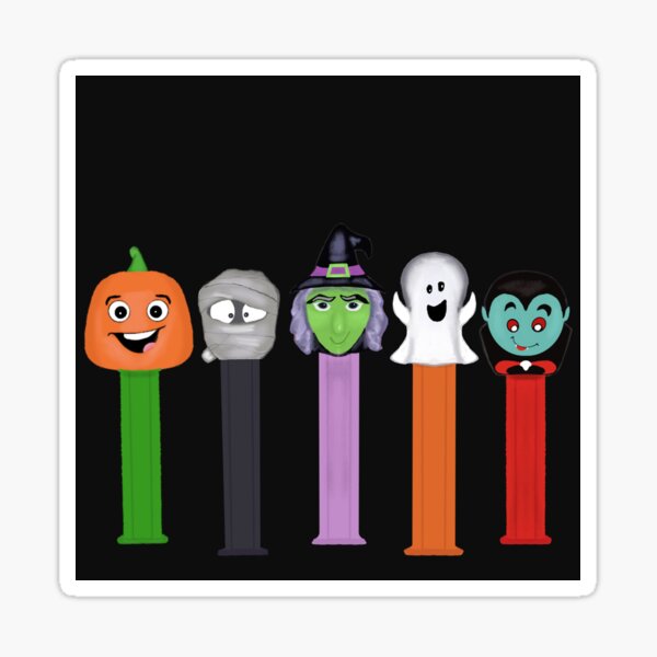 Vista previa del artículo con la obra «Dispensadores de dulces espeluznantes para Halloween», diseñado y vendido por Cfrazierjones.