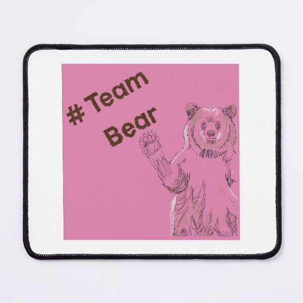 Item preview, #Team Bear - Pink designed and sold by MyFavoriteFox.