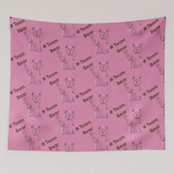 Item preview, #Team Bear - Pink designed and sold by MyFavoriteFox.