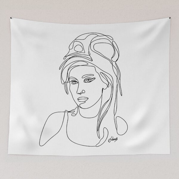 Item preview, Continuous Line Art Tribute to a Musical Icon designed and sold by H Jonas.