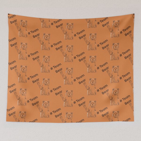 Item preview, #Team Bear - Orange designed and sold by MyFavoriteFox.