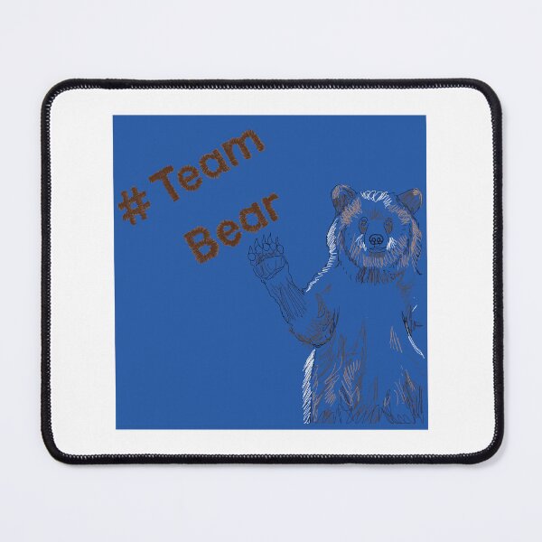 Item preview, #Team Bear - Blue designed and sold by MyFavoriteFox.