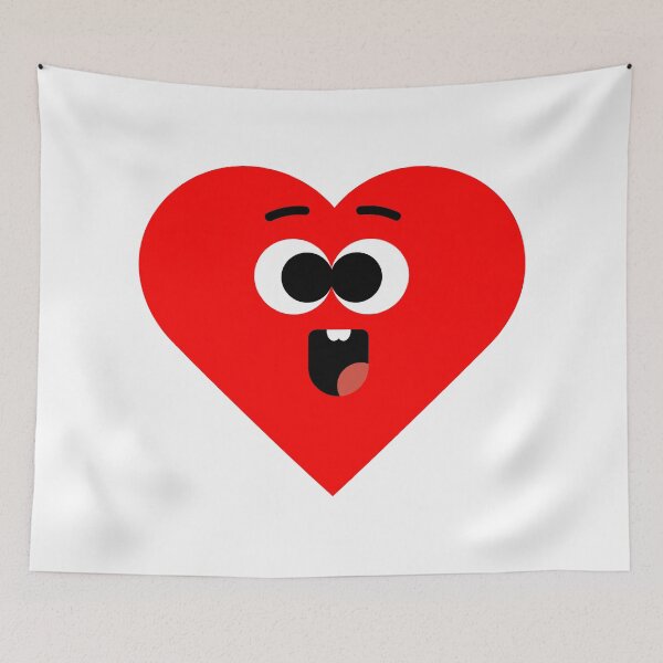 Item preview, Cute, Happy, Surprised Love Heart designed and sold by larissa-myrie.