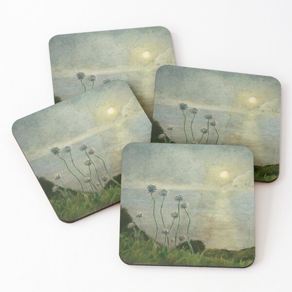 Item preview, SUN SETTING ON FOGGY OCEAN, vintage look designed and sold by Arto Järvinen.