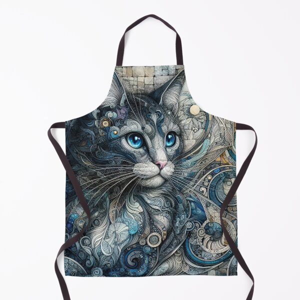 Item preview, Indigo Cat designed and sold by Kallak-AI-Art.