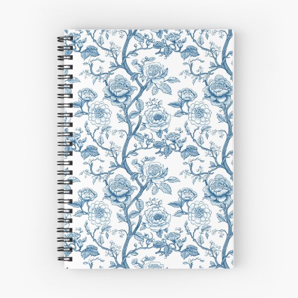 Item preview, Classic Blue Floral Chinoiserie Pattern – Elegant Botanical Design designed and sold by MindFulStudios.