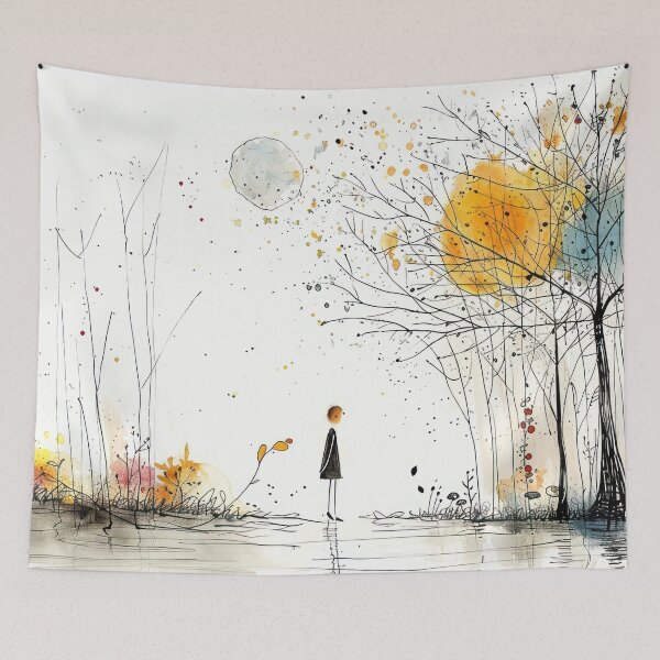 Item preview, A Walk In The Woods designed and sold by NeoNebulaArt.