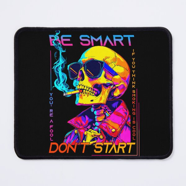 Item preview, Stop Smoking Skeleton Skull designed and sold by Mr. Bartholomew.