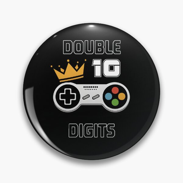 Item preview, Double Digits Birthday Video game 10 Years Old Kids Gamer designed and sold by MTRBSK11.