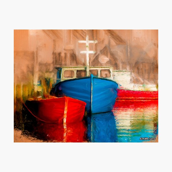 Item preview, Fishing Boats designed and sold by kenmo.