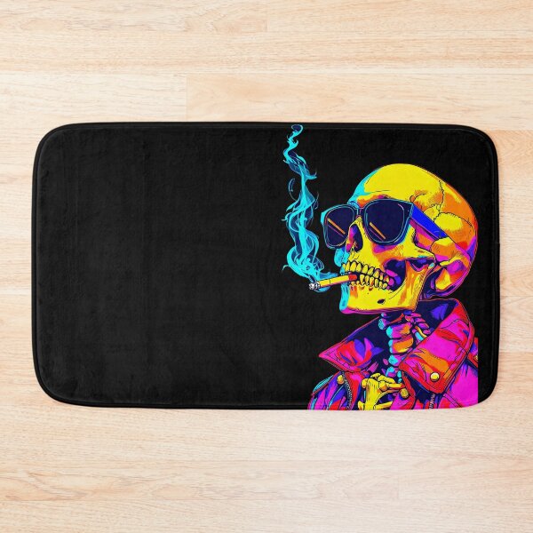 Item preview, Cool Psychedelic Skull Smoking designed and sold by Mr. Bartholomew.