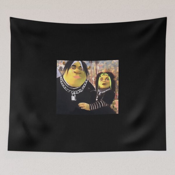 Item preview, Eboy Shrek And Egirl Fiona designed and sold by ElodieGonzales.