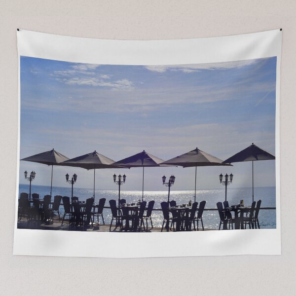 Item preview, Sea cafe. Menton. French Riviera. designed and sold by AngeloTerra.