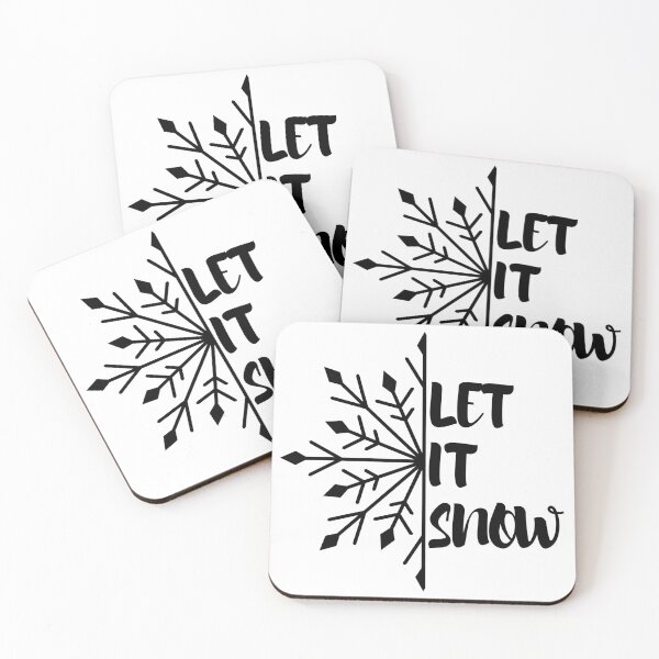 Artikelvorschau, Let It Snow - Winterferien-Design Frohe Weihnachten entworfen und verkauft von highflycrafts.