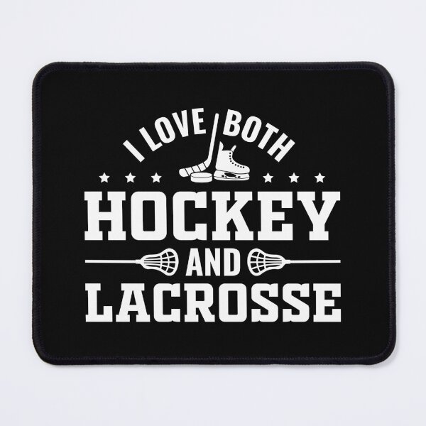 Item preview, I Love Both Hockey and Lacrosse, Funny Sports Player Parents designed and sold by Singhe Design.
