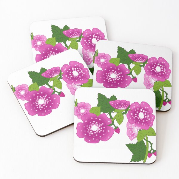Item preview, Raspberries and Flowers designed and sold by VioletsforRoses.