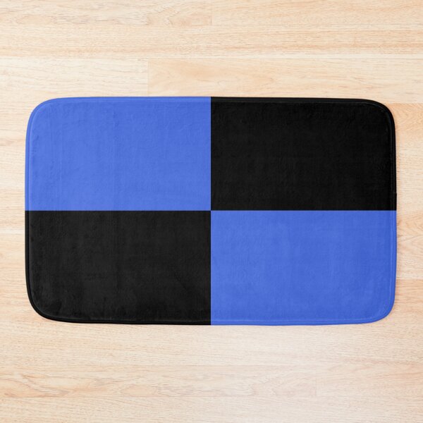 Item preview, Quarters - Black and Royal Blue designed and sold by JustPatterns2.