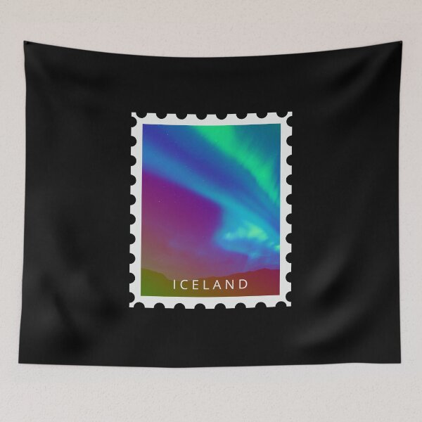 Item preview, Iceland Stamp - Funny gifts for Iceland enthusiasts designed and sold by iX-Physio.