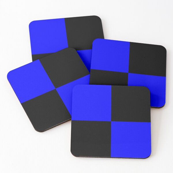Item preview, Quarters - Black and Blue designed and sold by JustPatterns2.