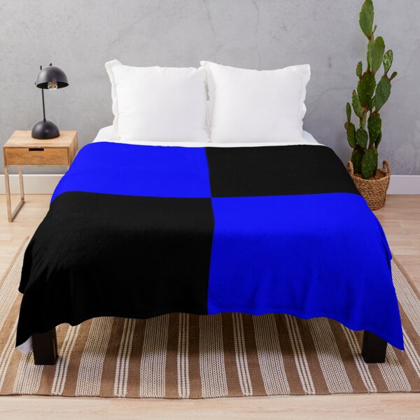 Item preview, Quarters - Black and Blue designed and sold by JustPatterns2.
