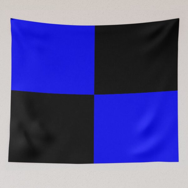 Item preview, Quarters - Black and Blue designed and sold by JustPatterns2.