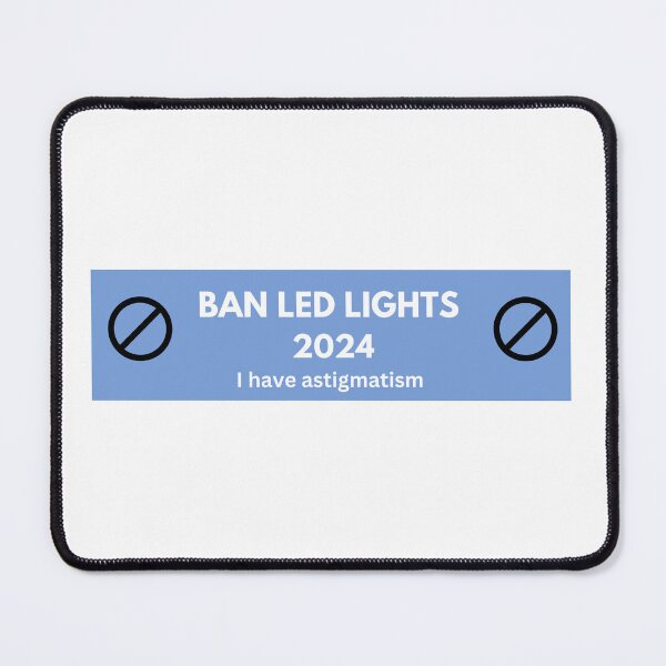 Item preview, Ban LED lights 2024 bumpersticker designed and sold by feelinthrifty.