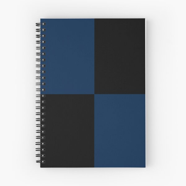 Artikelvorschau, Viertel - Schwarz und Oxford Blau entworfen und verkauft von JustPatterns2.