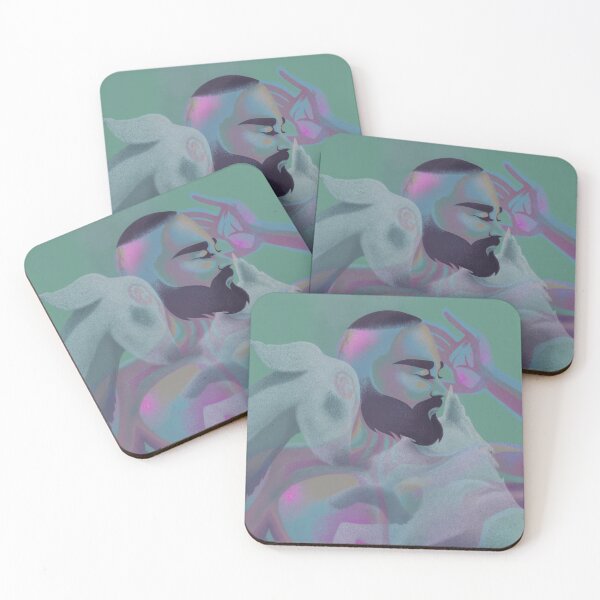 Item preview, A Man with his Two Dogs designed and sold by ImPosterArtist.