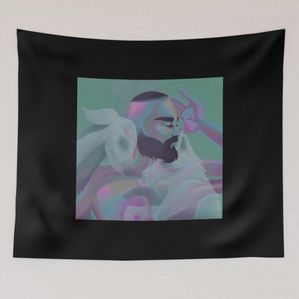 Item preview, A Man with his Two Dogs designed and sold by ImPosterArtist.