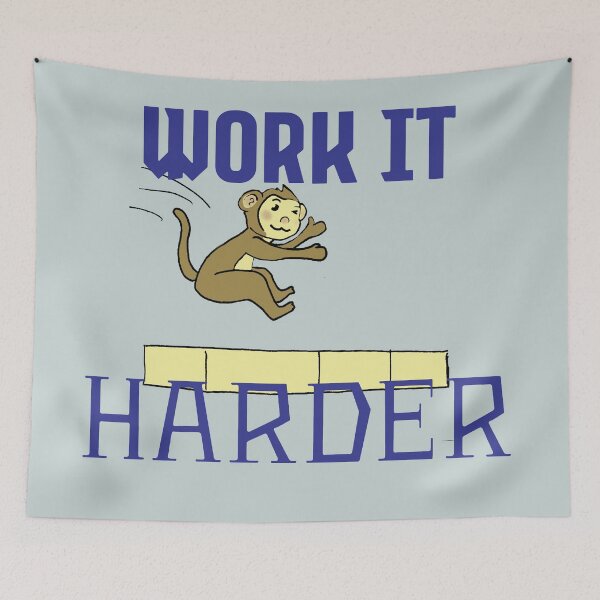 Item preview, Work it Harder designed and sold by So-fiArts.