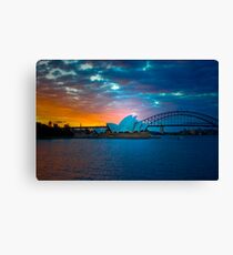 The Sydney Three - Sydney Harbour, Bridge and Opera House, Australia Canvas Print